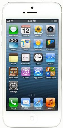 Смартфон Apple iPhone 5 64Gb White & Silver - Камышин